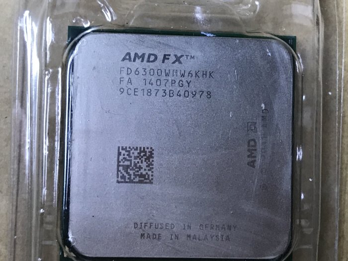 AMD FX-6300 3.5G 六核心 CPU AM3+ 腳位,含風扇。面交(三峽地區)