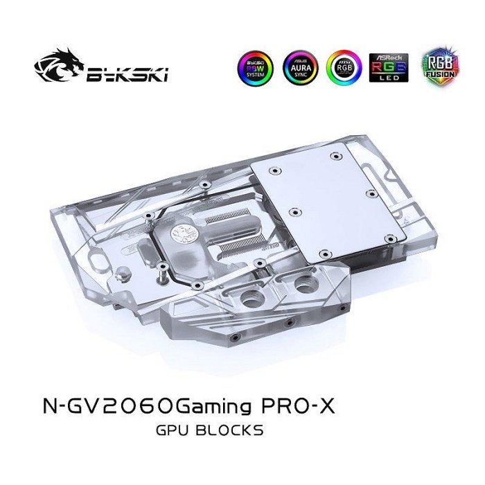 【熱賣下殺價】Bykski NGV2060GamingPROX  顯卡水冷頭 技嘉RTX2060Gaming