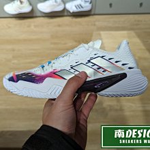 南🔥2023 1月 ADIDAS BARRICADE 網球鞋 避震中底 TPU中足穩定片 女款 白彩 GW3817