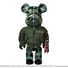 【日貨代購CITY】APE BAPE ALPHA BE@RBRICK 1000% 庫柏力克 聯名 公仔 預購