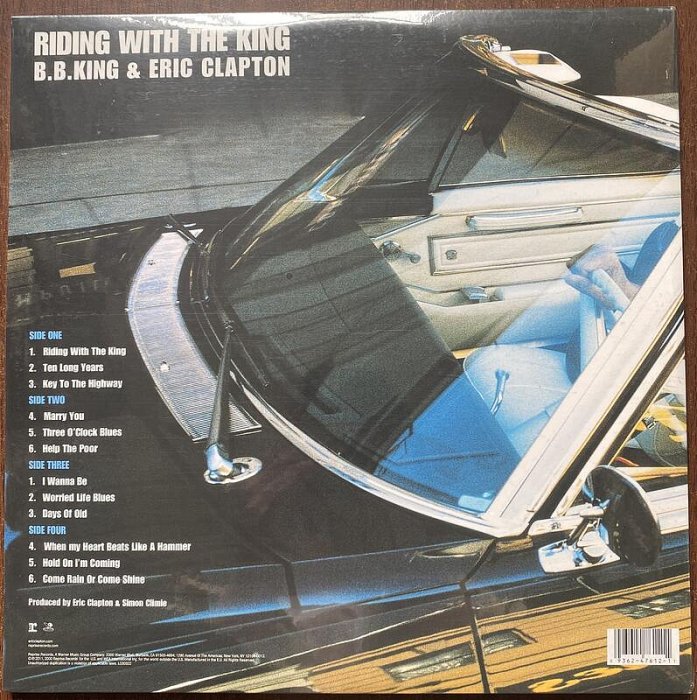 黑膠唱片 BB King Eric Clapton Riding With The K