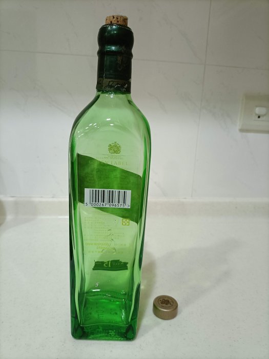 【繽紛小棧】約翰走路 15年綠牌 蘇格蘭威士忌 酒瓶 空酒瓶 水瓶