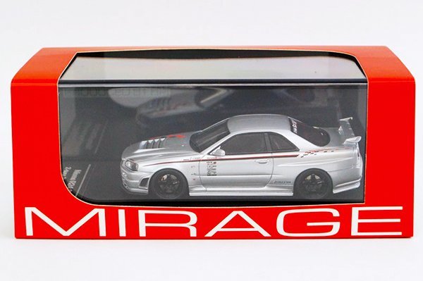 秉田屋】現貨HPI Nissan Skyline GT-R R34 Nismo Z-tune 概念版銀1/43