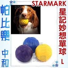 ◇帕比樂◇美國STARMARK星記玩具-【0263星記妙想球(L號)】大型犬用，浮水玩具，材質輕盈