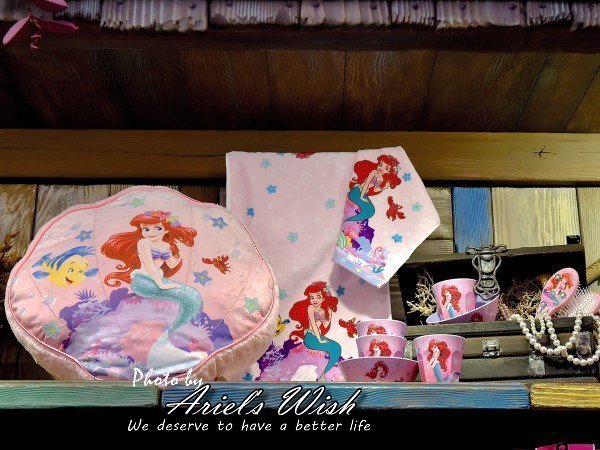 Ariel's Wish-日本東京迪士尼灰姑娘仙杜瑞拉/小美人魚愛麗兒/長髮公主-防水拉鍊夾鏈袋大中小三入一組
