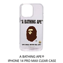 【日貨代購CITY】 BAPE A BATHING APE IPHONE 14 PRO MAX 透明 手機殼 現貨