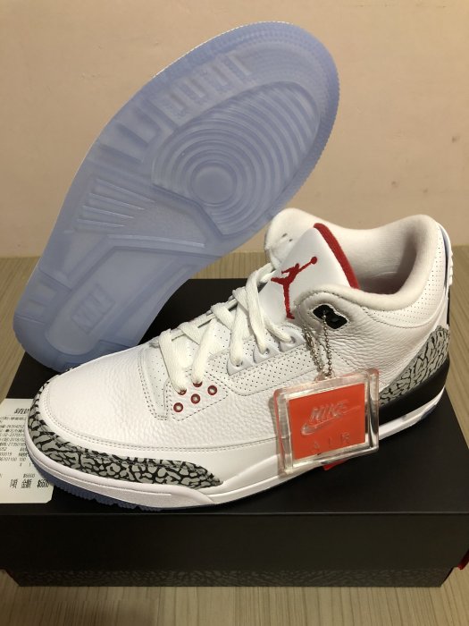 極品釋出@超限量NIKE AIR JORDAN 3 RETRO NRG OG 象紋爆裂紋白水泥黃金