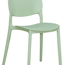 23W【新北蘆洲~嘉利傢俱】伊恩綠色餐椅-編號 (W707-6)