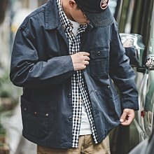 ∵ PRAY FOR FASHION ∴日系城市工裝不對稱口袋立體剪裁外套猎裝水洗做舊夾克