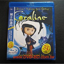 [3D藍光BD] - 第十四道門 Coraline 2D/3D 酷炫版 ( 得利環球 ) - 內附4副3D紙製眼