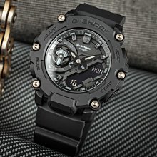 【全新CASIO原廠公司貨】G SHOCK 碳纖維核心防護構造 GA-2200BB-1A【天美鐘錶店家直營】【有保固】