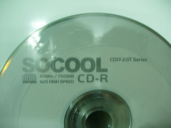 @淡水無國界@全新 SOCOOL CD Recordable VCD 空白片 CD-R 白金片 每桶50片 VCD 中環 A級 290元