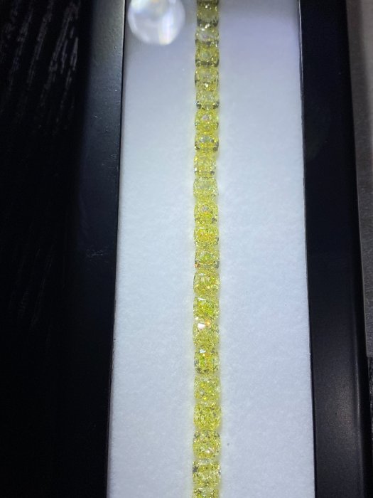 【台北周先生】天然Fancy intense黃色鑽石 50顆共18.45克拉 高淨度VVS 乾淨閃耀 批發價 設計師必備
