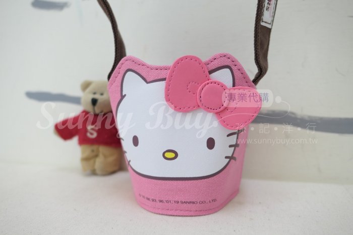 【Sunny Buy】◎現貨◎ 昇恆昌 Hello Kitty 貓臉環保杯套 魔鬼氈可調 三麗鷗授權