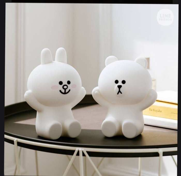 正版 正品 Line friends hug me 夜燈 熊大 兔兔LED 小夜燈 觸控