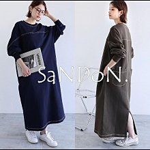 SaNDoN x『OZOC』冬季 車線設計背後開叉毛圈簡約洋裝 SLY 231121