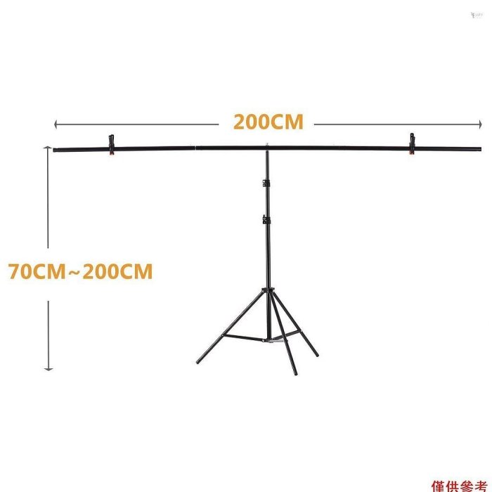 ANDOER 安多爾2*2m/6.5*6.5ft T型背景支架背景B-淘米家居配件