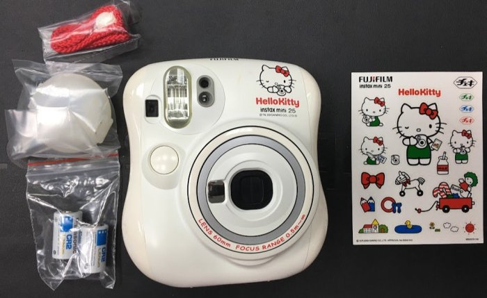 【展示出清】富士 Fujifilm instax mini 25 Hello kitty《凱蒂貓版》拍立得 馬上看相機