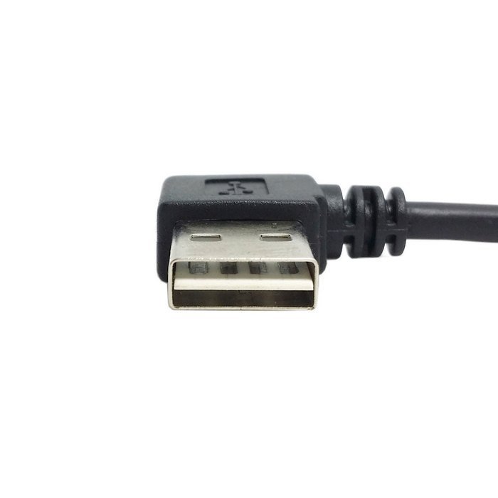 U2-061-RI-1M USB線 USB2.0 A公對A公線 USB公轉USB公線 新款接頭設計90度左右彎 1M