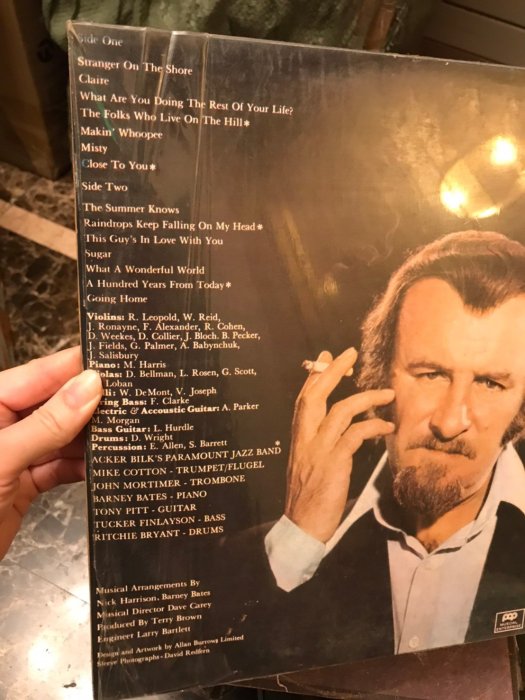 復古二手 Acker Bilk  HIS CLARINET STRINGS  黑膠唱片 個人收藏品 絕版市面難找