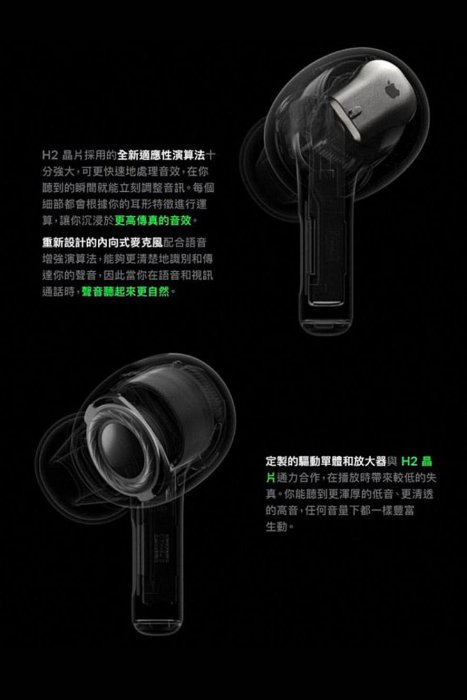 【送保護套】蘋果Apple AirPods Pro 2第二代USB-C原廠藍芽耳機(MTJV3TA/A) 藍牙MagSafe充電盒Type-C