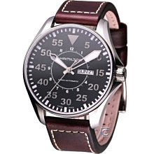 HAMILTON Khaki 航空飛行自動機械腕錶 H64715535
