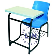 【品特優家具倉儲】PP-107A課桌椅美語椅大學椅學生單人課桌椅-永