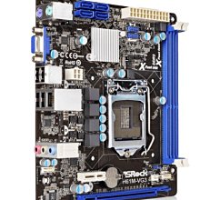 電腦雜貨店→ASRock 華擎 H61M-VG3 主機板(1155 顯示 DDR3)二手良品 $600