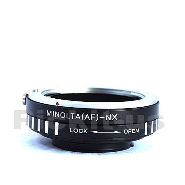 可調光圈 Sony AF A Minolta MA鏡頭轉Samsung NX機身轉接環NX100 NX200 NX210