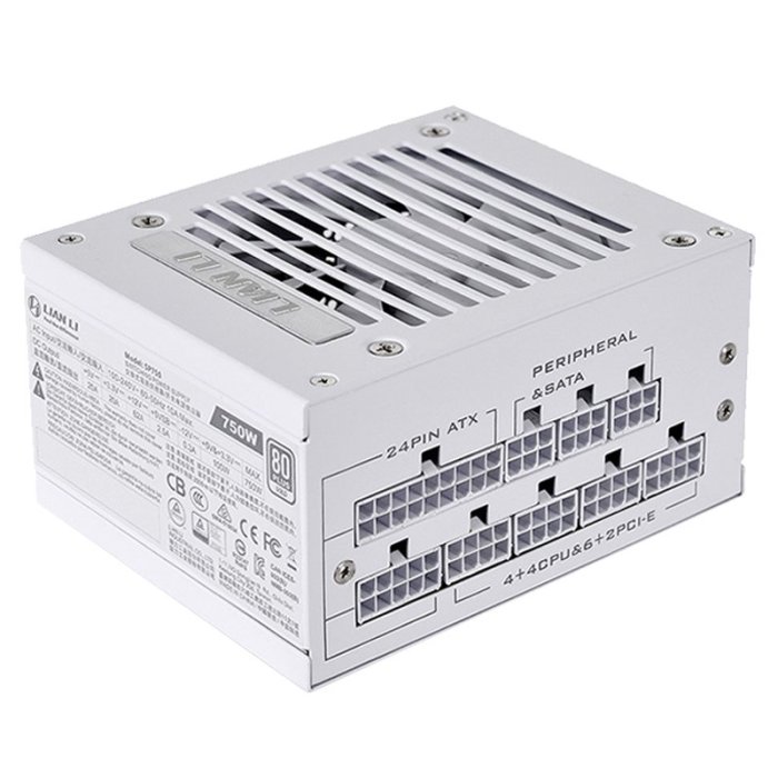 LIAN LI聯力 SP750 SP850 SFX電腦機箱迷你電源日系電容全模組白