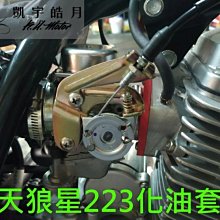 德旺車業 哈特佛天狼星223化油改裝套件(直上)