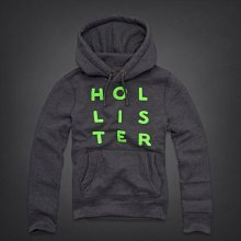 ☆【A&F男生館】☆【HOLLISTER連帽T恤】☆【HC013F7】(XL)