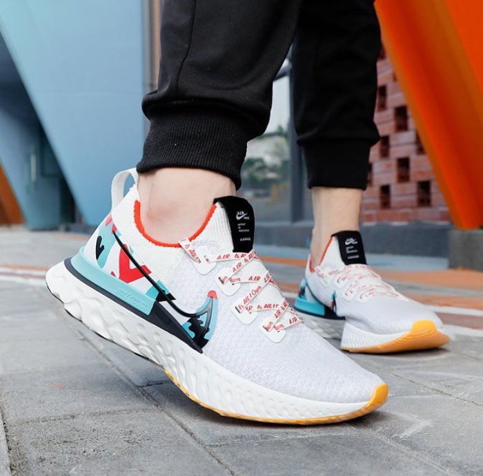 Nike React Infinity Run FlyknitA.I.R白藍 平衡 減震 透氣 時尚 慢跑鞋CV9312