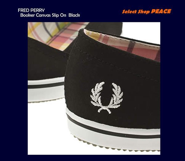 FRED PERRY 英國【現貨出清】UK5號 娃娃鞋 Booker Canvas Slipon