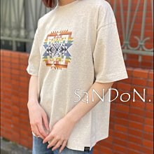 山東:新品牌登場/tシャツ Tシャツ 【PENDLETON】彩色露營圖騰風格印花短tee 230605