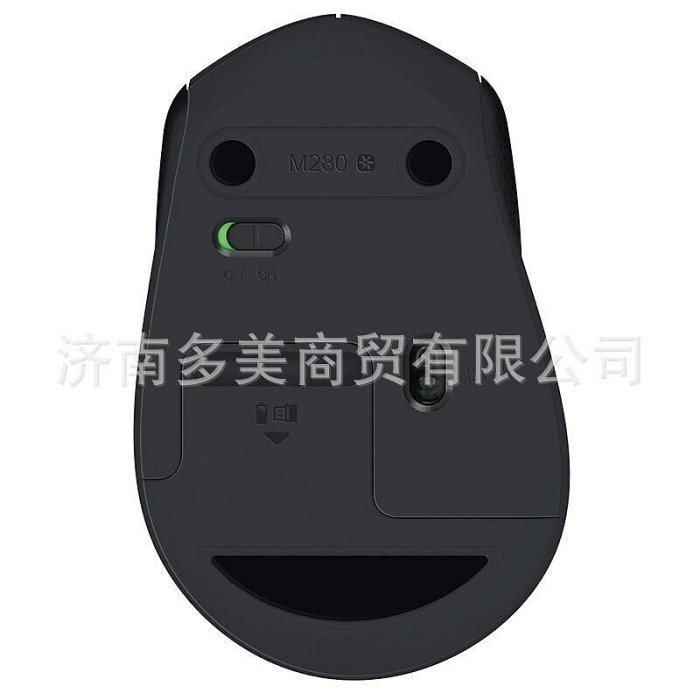 滑鼠羅技（logitech）正品M280無線鼠標適用USB接口舒適辦公 無線鼠標