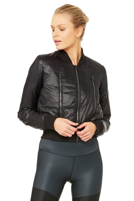 Alo yoga Off Duty Bomber Jacket2