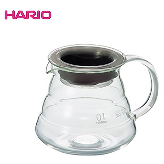 ~✬啡苑雅號✬~HARIO V60磁石01無限濾杯+HARIO 雲朵玻璃壺+日本HARIO V01濾紙×2包 超值組合