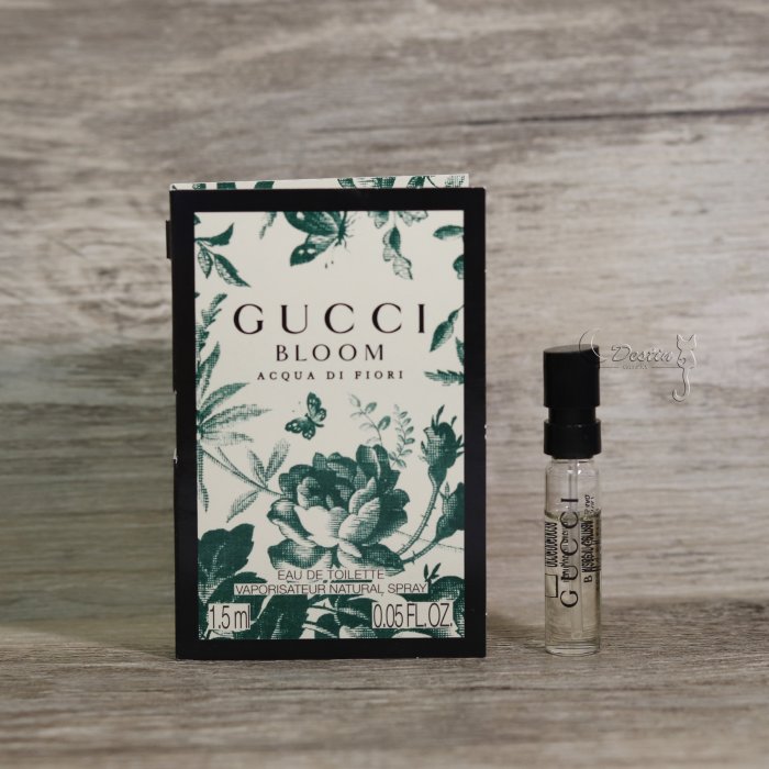 Gucci Bloom 繁花之水 Acqua di Fiori 女性 淡香水 1.5ml 可噴式 試管香水