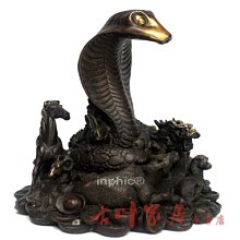 INPHIC-精品純銅眼鏡王蛇擺件大型生肖蛇仿古家居裝飾工藝品擺設