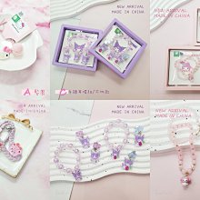 ♥小花花日本精品♥ Hello Kitty 美樂蒂 酷洛米 髮飾 髮圈 髮束 手鍊 耳環 ~ 5