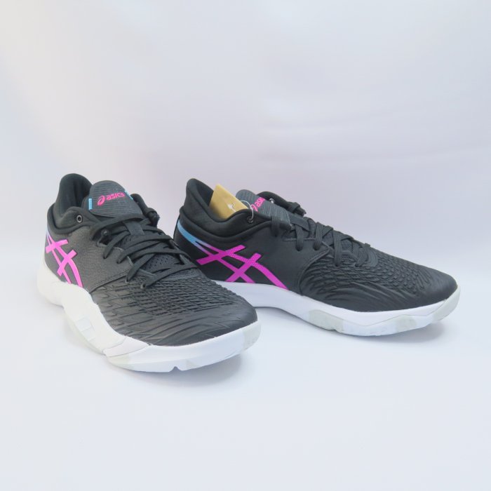 ASICS UNPRE ARS LOW 男女籃球鞋吸震穩定1063A056002 黑x粉