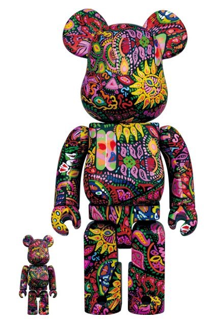 《潮流本舖》Be@rbrick Bearbrick psychedelic paisley X JAPAN HIDE