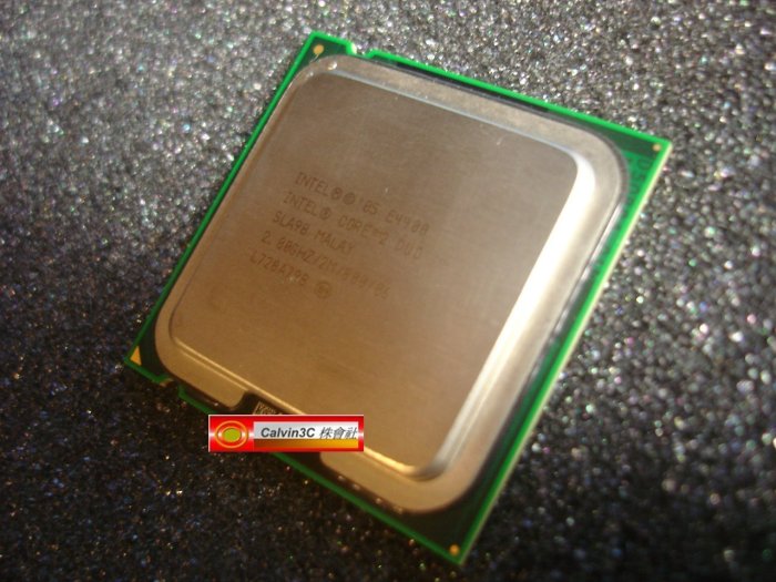 Intel Core2 Duo 雙核心E4400 775腳位速度2.0G 外頻800M 快取2M 製程