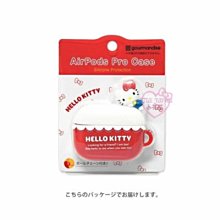 ♥小花花日本精品♥HelloKitty Airpods Pro趴姿造型公仔矽膠保護殼耳機套~3