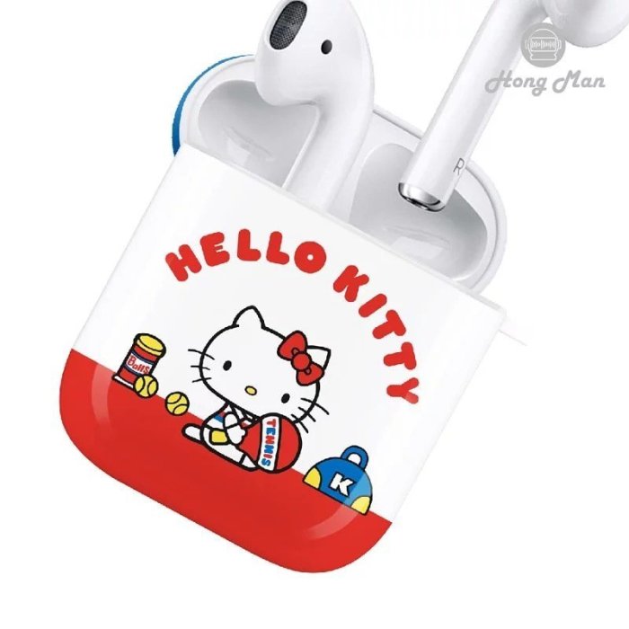 Sanrio 三麗鷗 AirPods / AirPods2 防塵耐磨保護套 Hello Kitty 凱蒂貓 俏皮網球