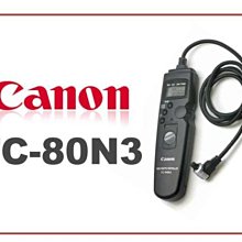 永佳相機_Canon TC-80N3 TC80N3原廠電子定時快門線 適用 1Ds 5D 40D 30D 。現貨中。