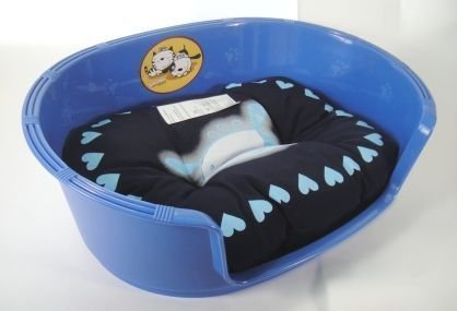 汪旺來【歡迎自取】防水塑膠寵物綺麗窩PC111犬貓睡窩/柔軟睡墊_四季可用睡盆+睡墊，共有四色可選，適合小型犬貓
