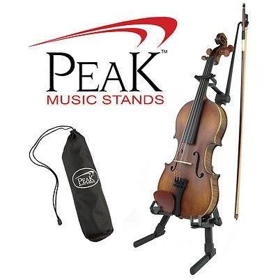 【現代樂器】美國PEAK ST-22 Violin Viola Stand 小提琴架 中提琴架附收納袋ST22