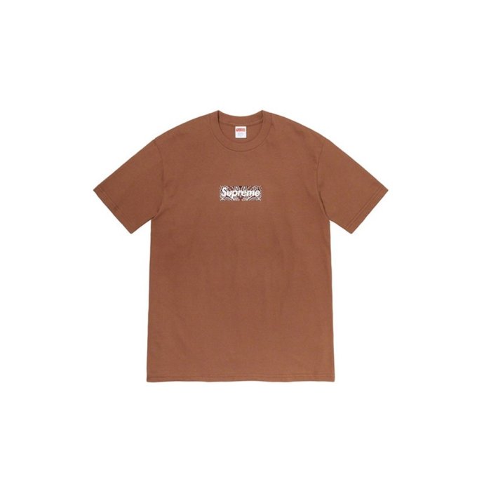 19FW Supreme Bandana Box Logo TEE 短袖T恤短T 男女| Yahoo奇摩拍賣